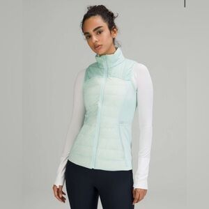 Lululemon Down for It All Vest Delicate Mint size 2